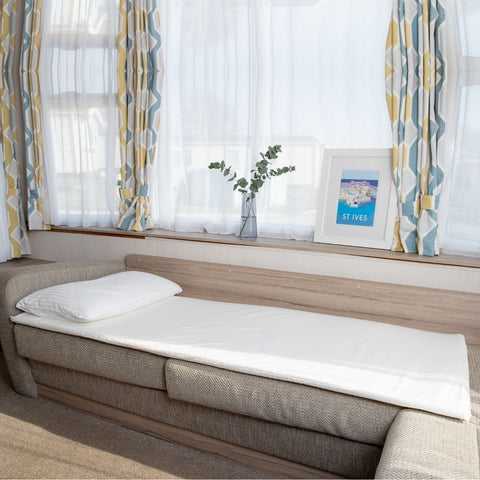 Memory Foam Travel Mattress Topper for caravans/HGV with camping bag
