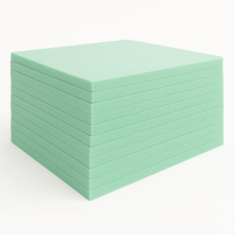 Medium Foam Sheet seating sleeping upholstery sheets 33 green