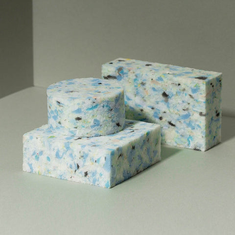 Discount foam - 5lb chip reconstituted upholstery foam sheets seating foam cut high density extra firm seating bench whole sheets