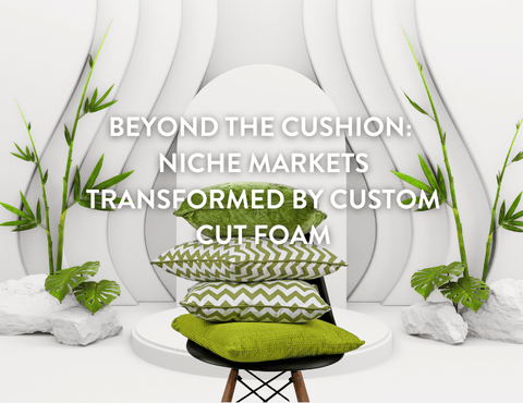 A set of cushions on a set design