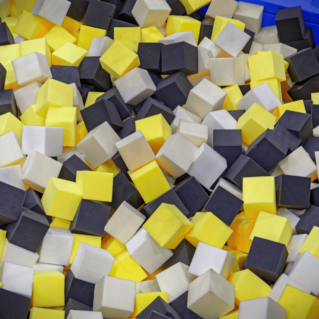 Cubi Di Schiuma Per Foam Pit – Per Ginnastica, Trampolini, Motocross (Parco Acrobatico, Cubi 15cm, UK)